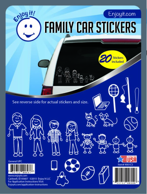 Traditional Family Car Stickers-0