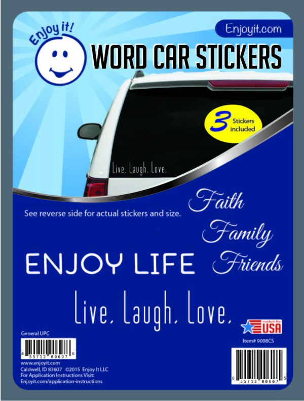 Word Car Stickers-0