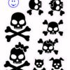 Skull Car Stickers-19