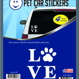 Love and Paw Car Stickers-0