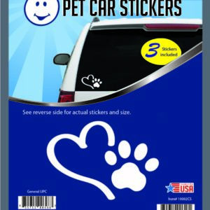 Heart and Paw Car Stickers-0