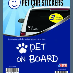 Pet on Board and Paw Car Stickers-0