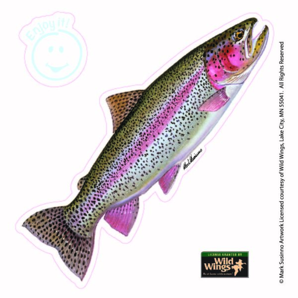 Rainbow Trout Full Color Car Sticker-38