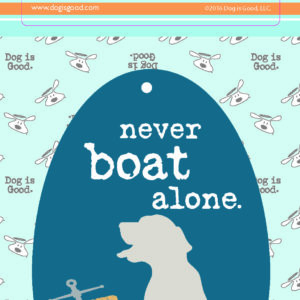 Never Boat Alone Air Freshener-0