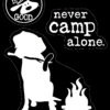 Never Camp Alone Car Sticker-215
