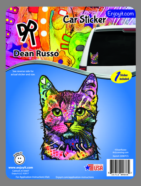 Cat Car Sticker-0