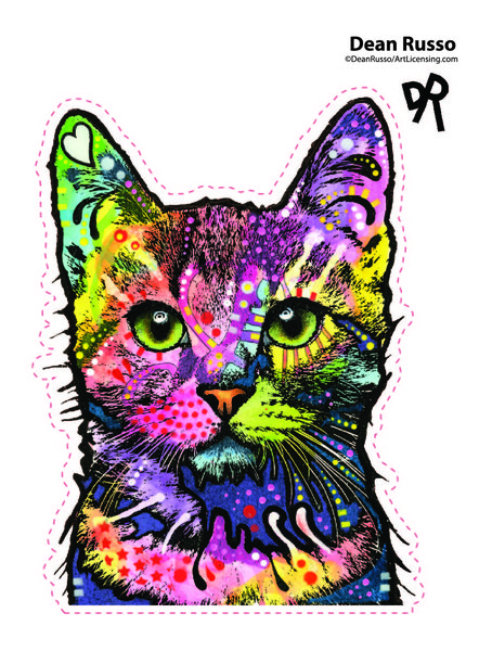 Cat Car Sticker-262