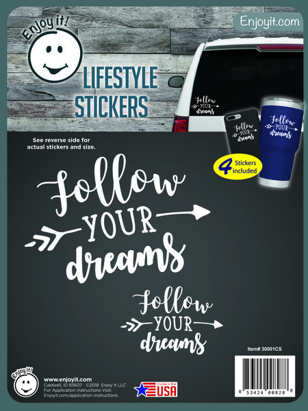 Follow Your Dreams Stickers-0
