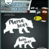 Mama Bear / Baby Bear Stickers-0