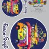Packed Bus Peace Frogs Car Sticker-303