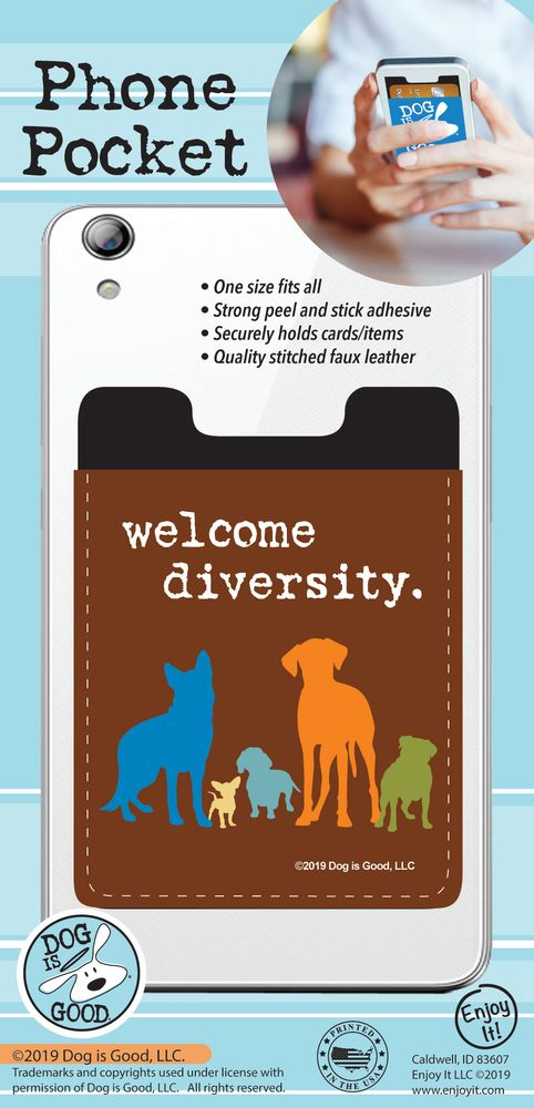 Welcome Diversity Phone Pocket-0
