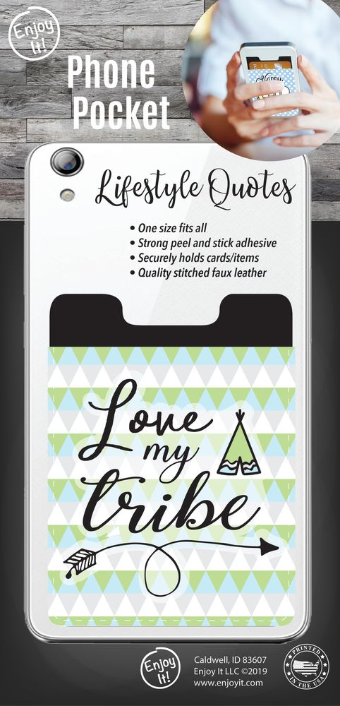 Love My Tribe Phone Pocket-0