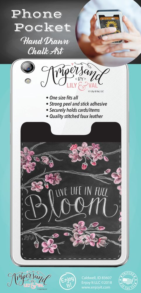Full Bloom Phone Pocket-0