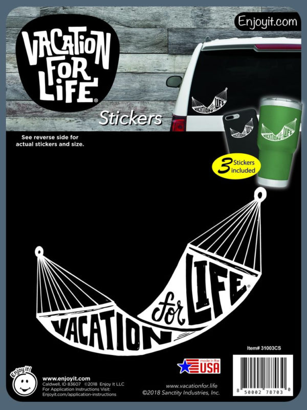 Hammock - Vacation For Life Stickers-0