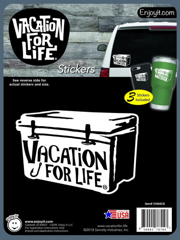 Cooler - Vacation For Life Stickers-0