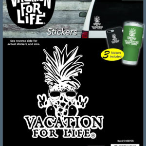 Pineapple Guy - Vacation For Life Stickers-0