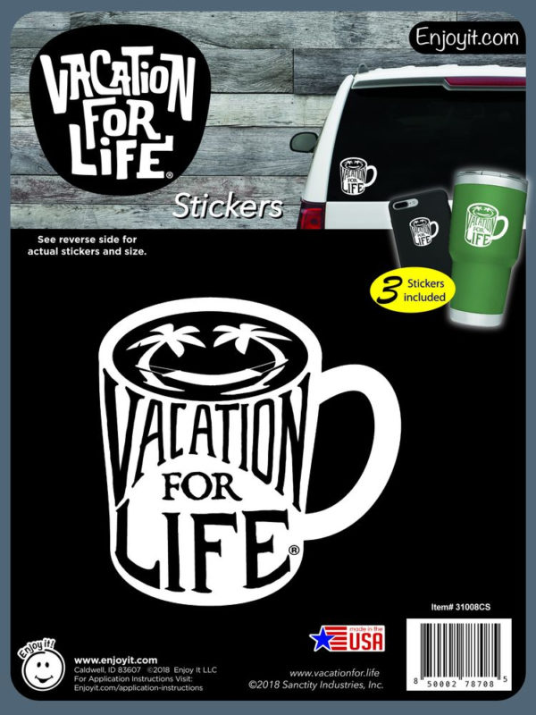 Mug - Vacation For Life Stickers-0